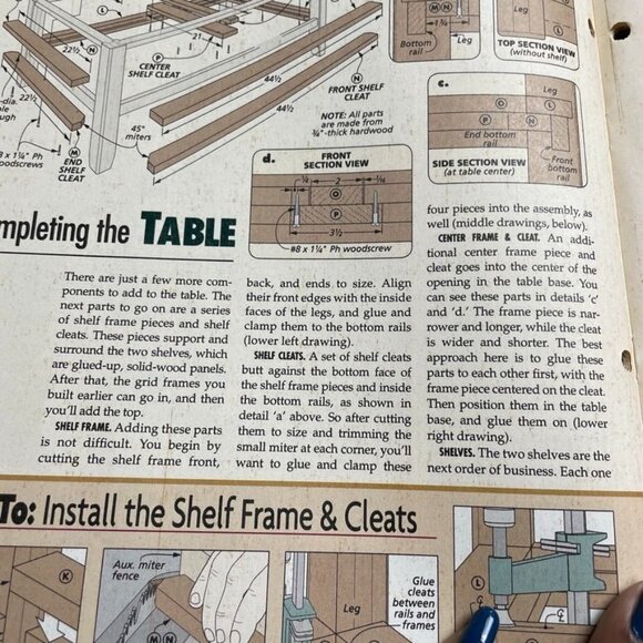 Woodsmith Woodworking Magazine u Vol 35  Issue 209 Oct Nov 2013 Seamless Miters - Picture 8 of 8